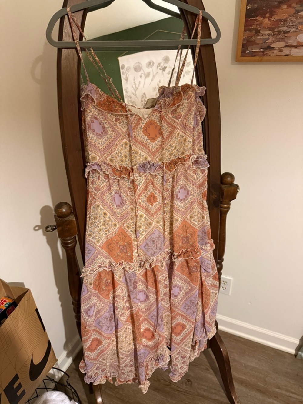 Boho Tiered Midi Sundress